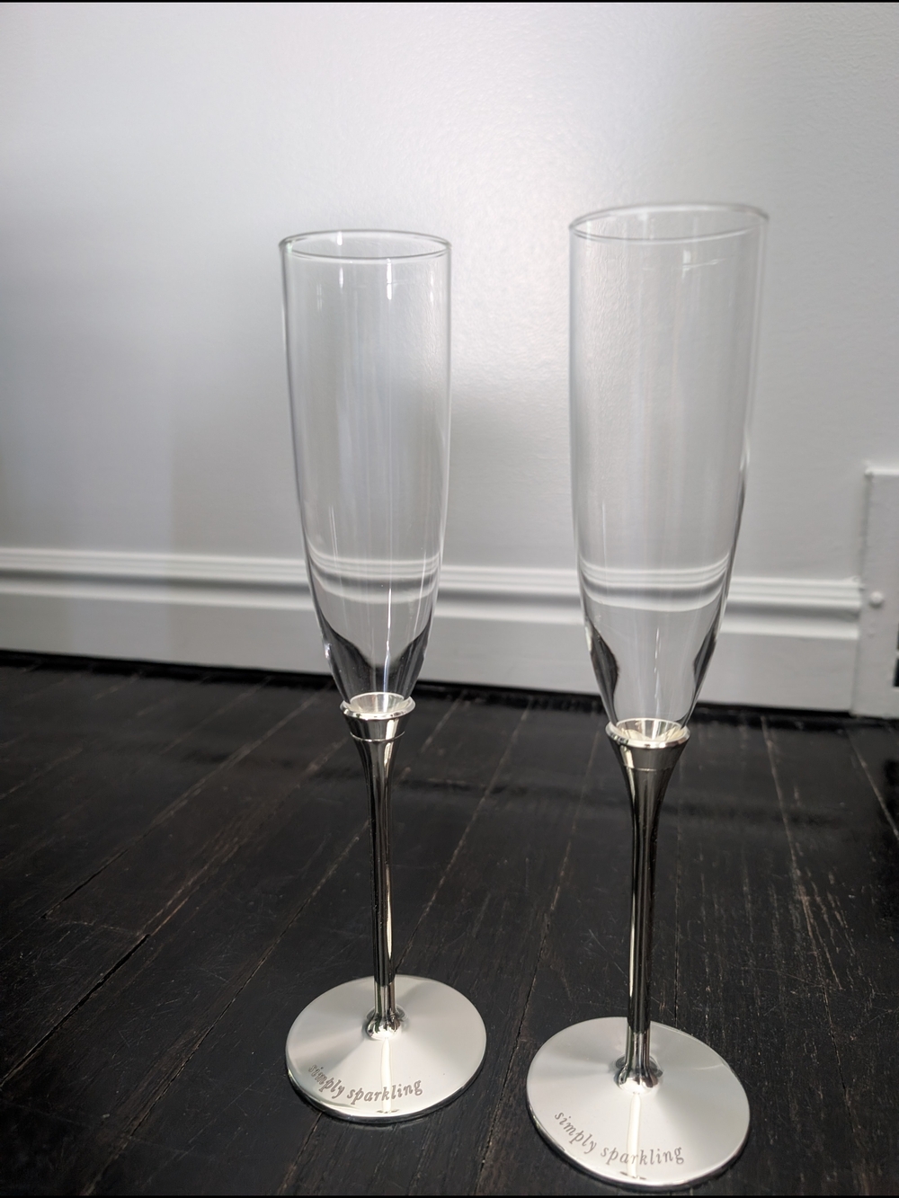 Kate Spade Lenox Simply Sparkling Champagne Flutes
